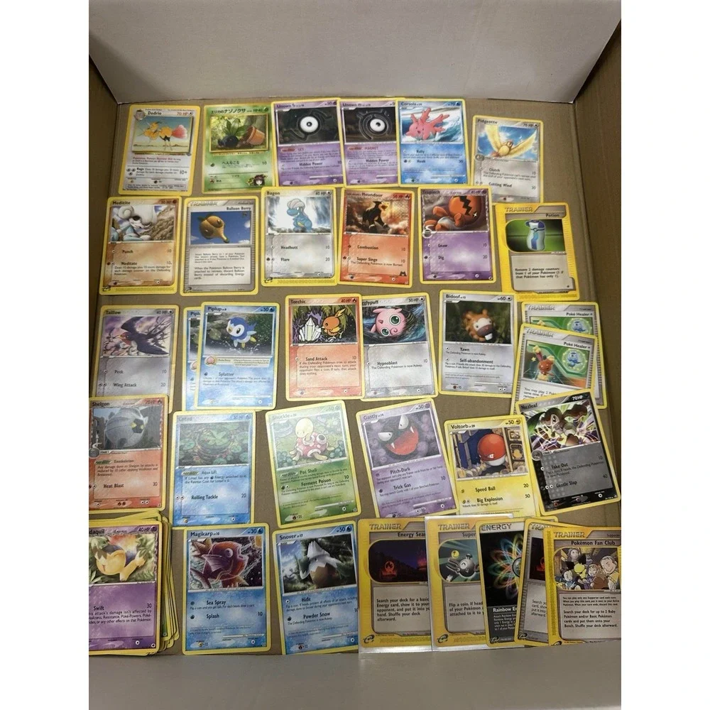 Huge mid era pokemon card lot plus some vintage, rares, pop series, ereaders DMG